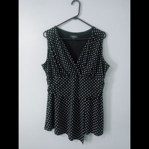 Dressy sleeveless top